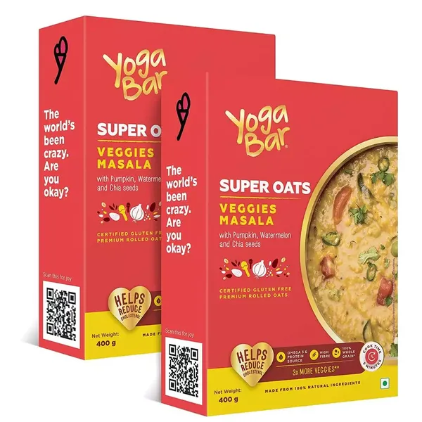 YOGA BAR OATS VEGGIES MASALA 400GM