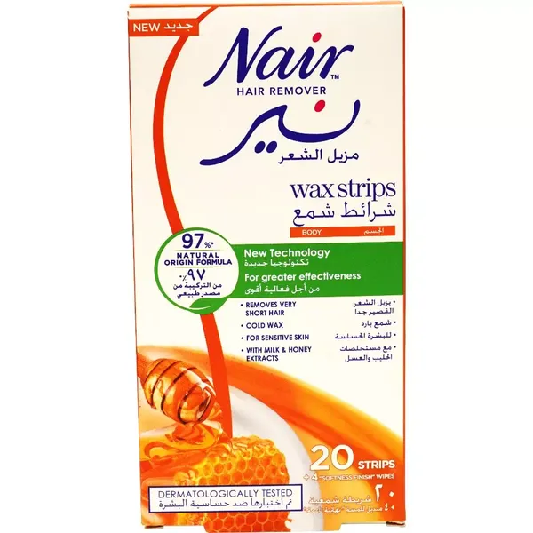NAIR MILK &amp; HONEY HAIR REMOVER BODY WAX 1PC