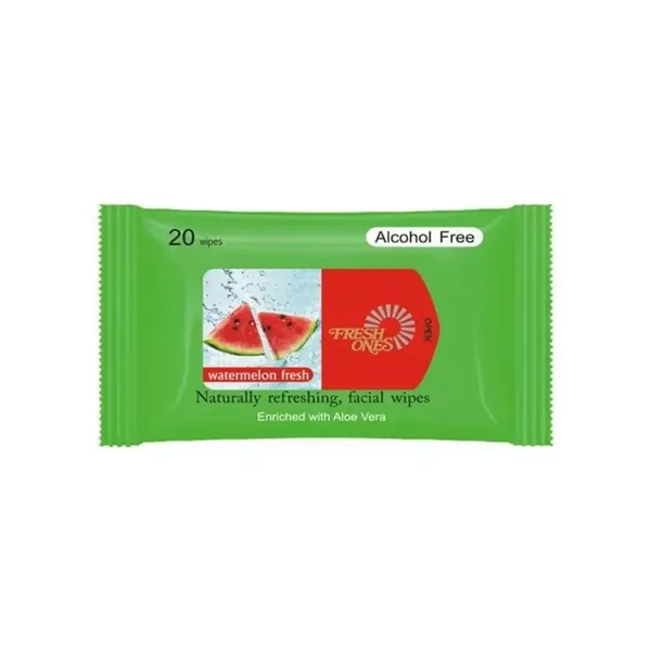 FRESH ONES WIPES REFRESHING W/MELON 20PC