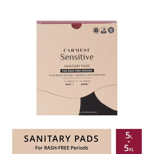 CARMESI SA/PADS SENSITIVE 5L+5XL 10PC