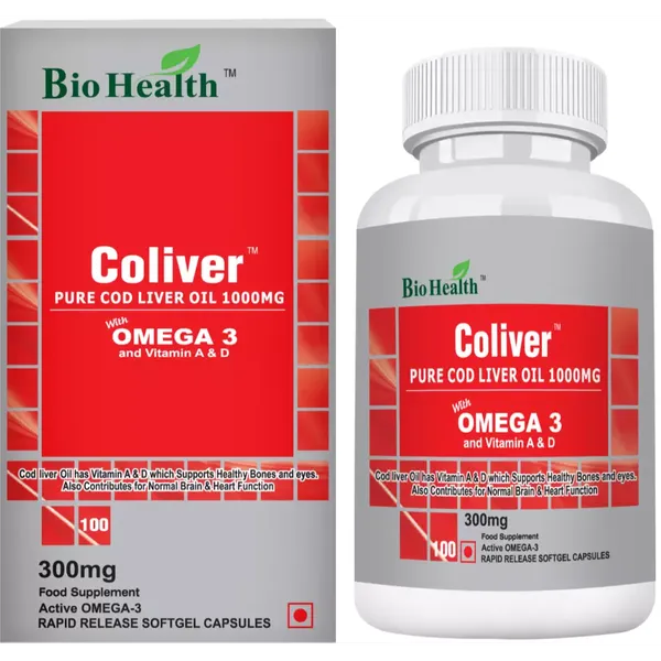 BIOHEALTH COLIVR OMEGA3 1300MG 100CAP