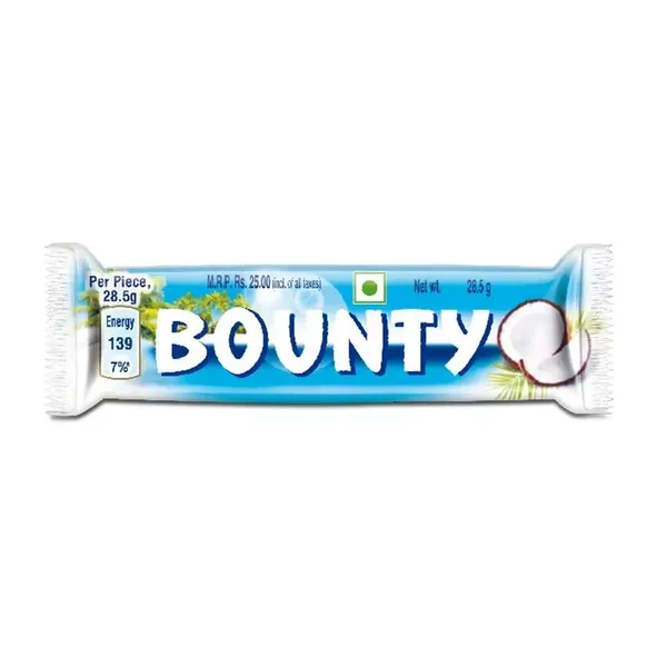 BOUNTY CHOC BAR 28.5GM