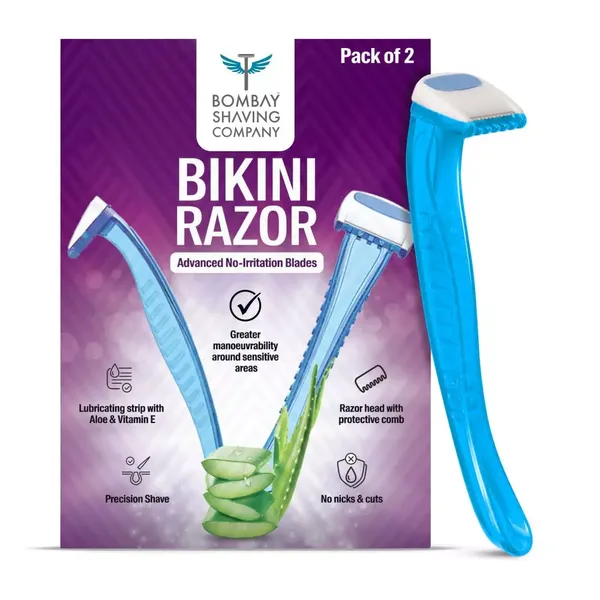 BOMBAY SHAVING BIKINI RAZOR 2PC