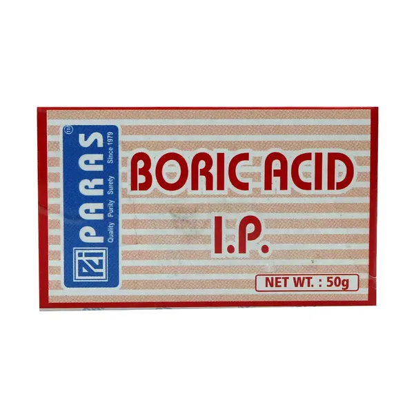 BORIC ACID PARAS 50GM
