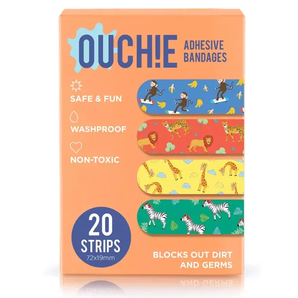 OUCHIE WASHPROOF ORANGE 20PC