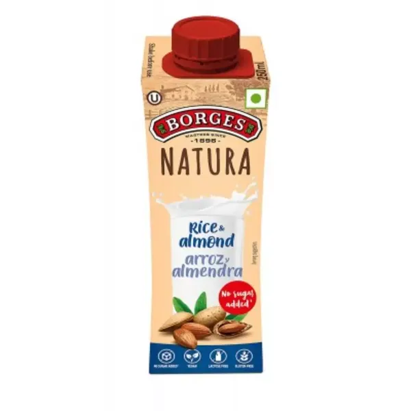 BORGES NATURA RICE &amp; ALMOND 250ML