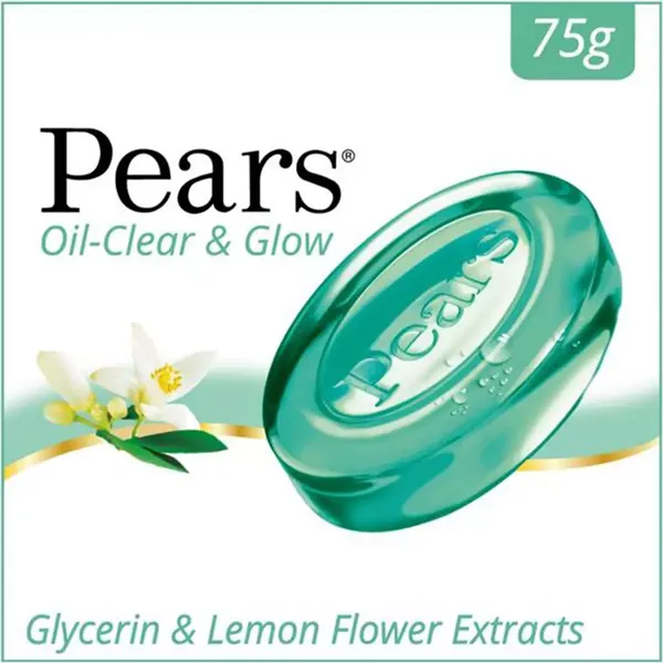 PEARS SOAP OIL CLEAR/GLOW 75GM