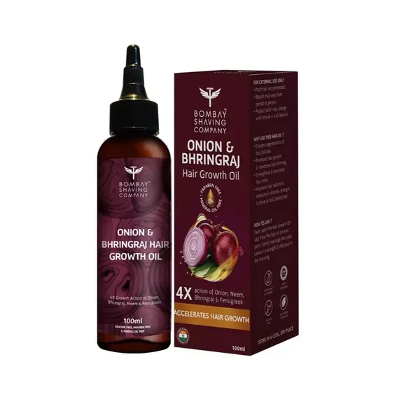 BOMBAY SHAVING HR/OIL ONION &amp; BHRINGRAJ 100ML