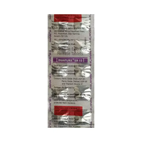 INAPURE-ER 15MG 10TAB