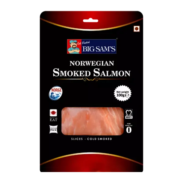 BIG SAM S SMOKED SALMON 100GM