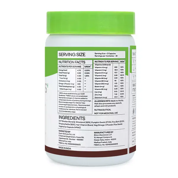 OZIVA HAIR VITAMINS 60CAP