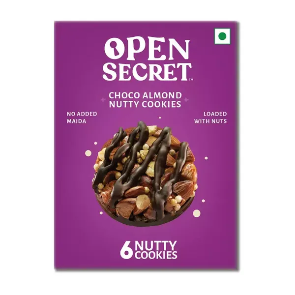 OPEN SECRET COOKIES CHOCO ALMOND 75GM