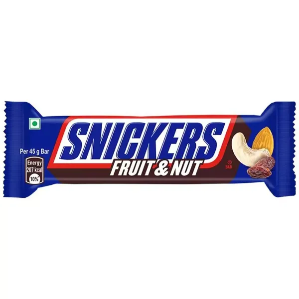 SNICKERS CHOC FRUIT &amp; NUT 45GM