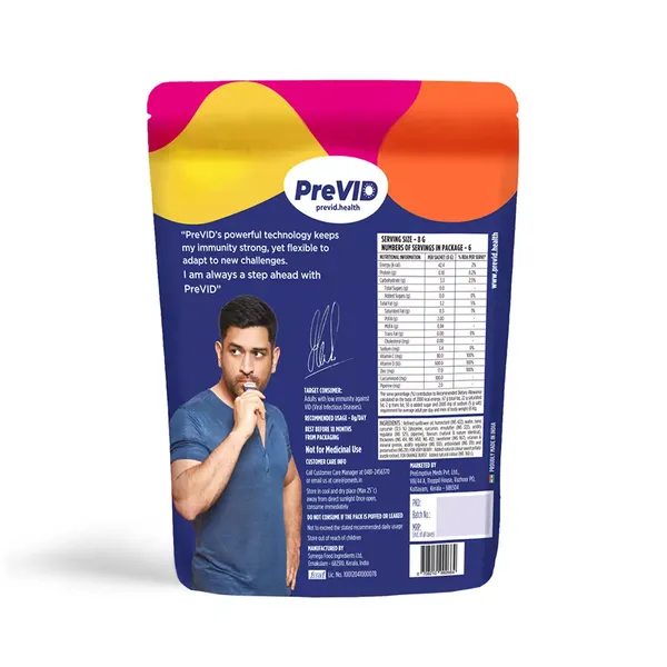 PREVID IMMUNITY CURCUM+ZINC+VIT C&amp;D 6PC