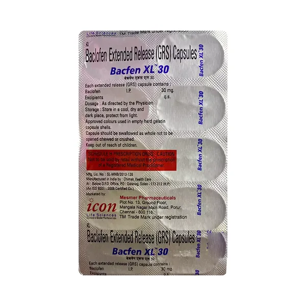 BACFEN-XL 30MG 10CAP