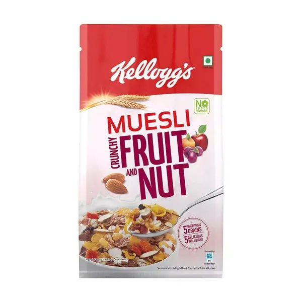 KELLOGGS MUESLI FRUIT NUT &amp; SEEDS 750GM