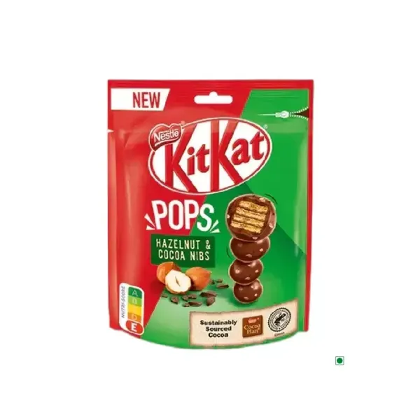 KIT KAT POPS MILK CHOCOLATE &amp; HAZELNUT BAGM 140GM