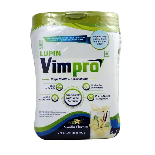 VIMPRO VANILLA PWDR 400GM