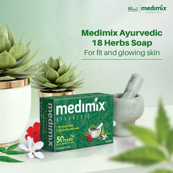 MEDIMIX SOAP 18HERB AYURVEDA 6X75GM