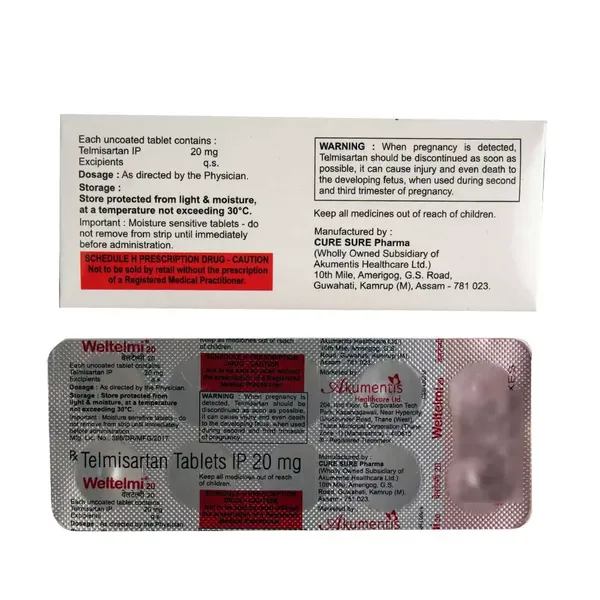 WELTELMI 20MG 10TAB