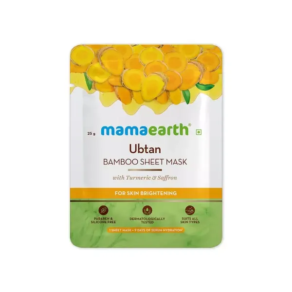 MAMEARTH F/MASK UBTAN BAMBOO 1PC