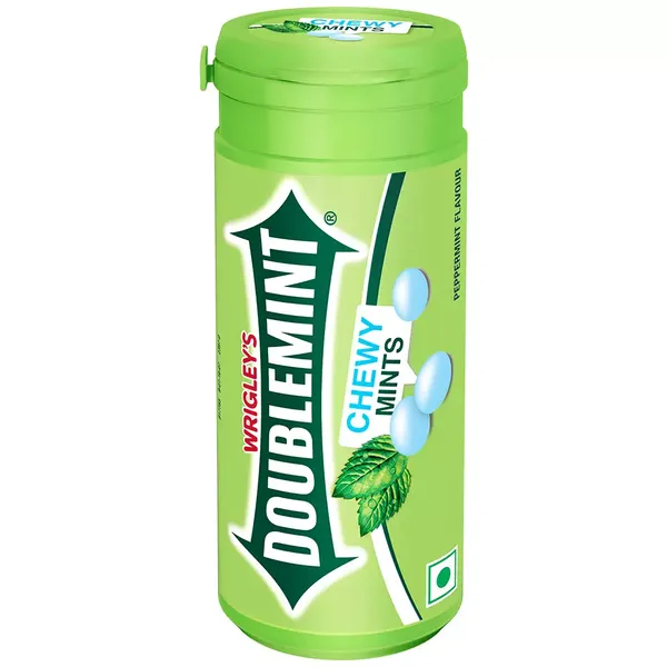 WRIGLEYS CHEWY DOUBLE MINT PEPPERMINT 32.55GM