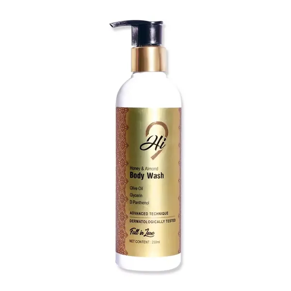 HI9 B/WASH HONEY &amp; ALMOND 250ML