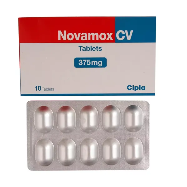NOVAMOX-CV 375MG 10TAB