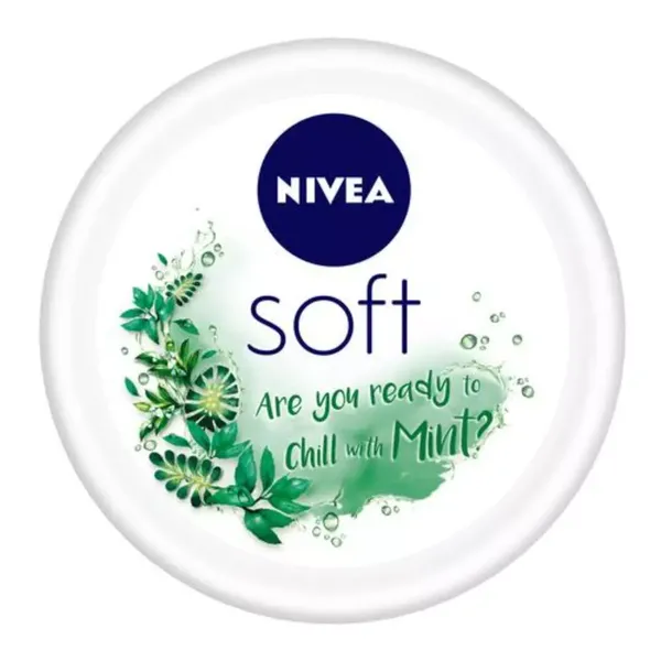 NIVEA CRM SOFT CHILLED MINT 100ML