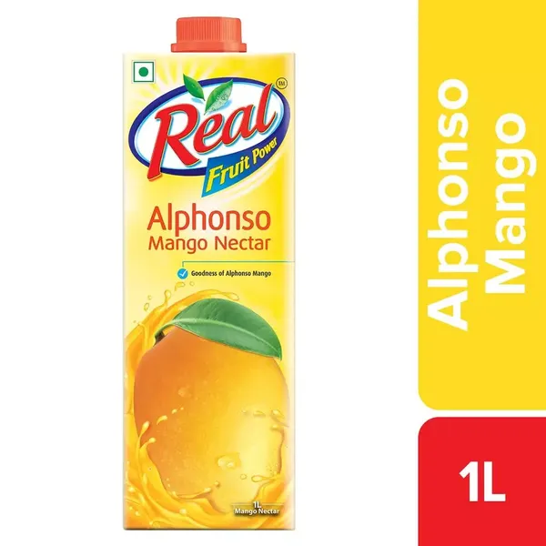 REAL JUICE ALPHONSO MANGO 1LTR