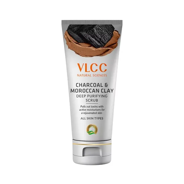 VLCC SCRUB CHARCOAL &amp; MOROCCAN CLAY 90GM