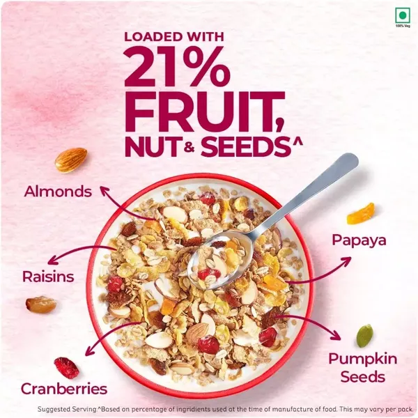 KELLOGGS MUESLI FRUIT  NUT &amp; SEEDS