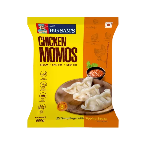BIG SAM S CHICKEN MOMOS 550GM