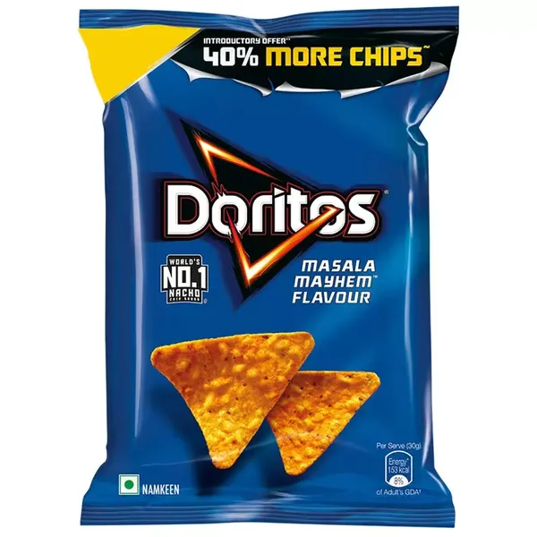 DORITOS CHIPS MASALA MAYHEM 153GM
