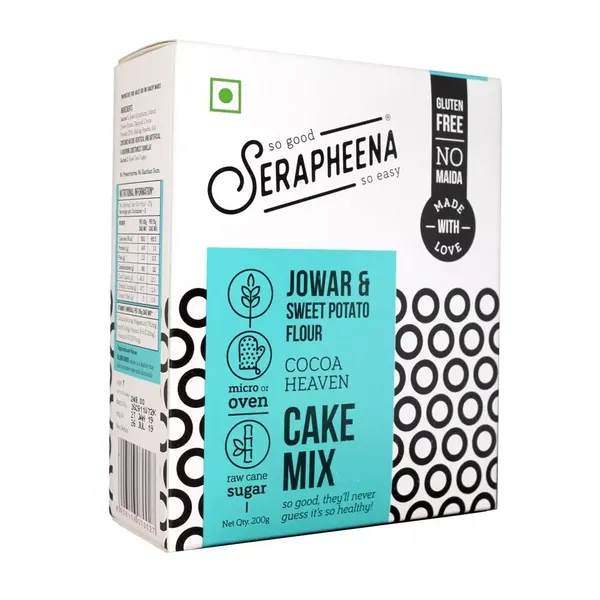 SERAPHEENA CAKE MIX COCOA HEAVEN 200GM