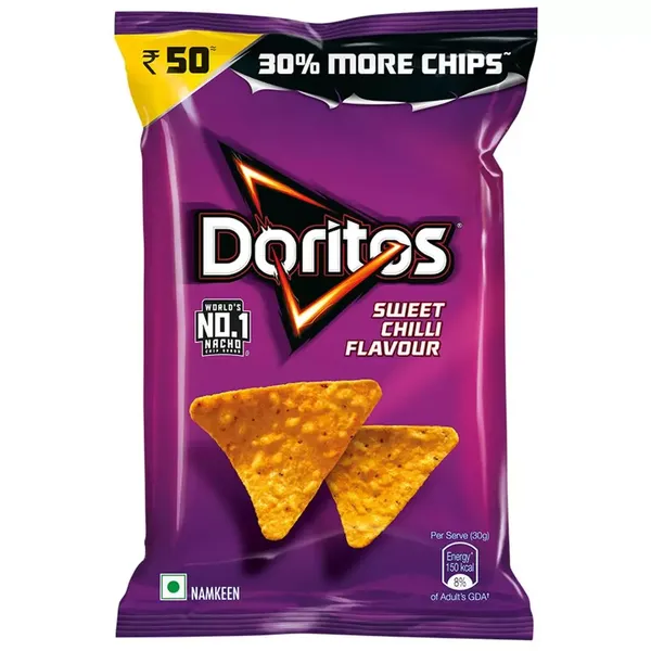 DORITOS CHIPS NACHO CHEESE 91GM