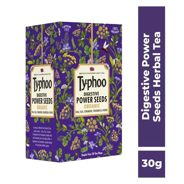TY-PHOO TEA ORGANIC POWER SEEDS 20BAGS