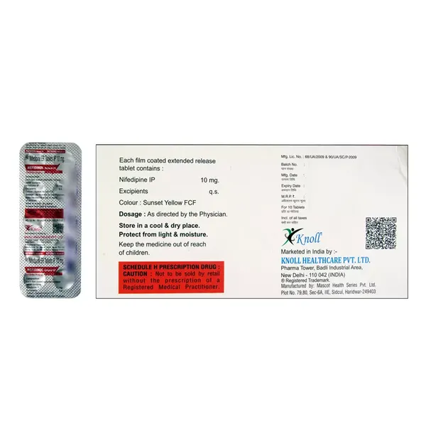 NEFIDINOL-RETARD 10MG 10TAB