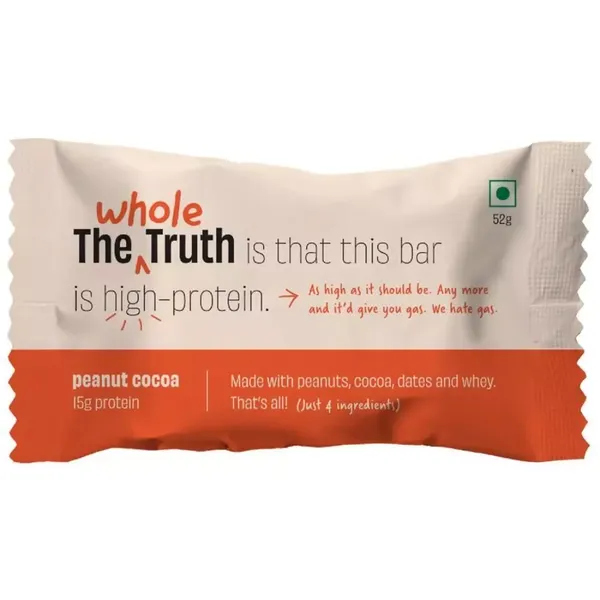 THEWHOLE T PRTN BAR PNUT COCO 6X52 312GM