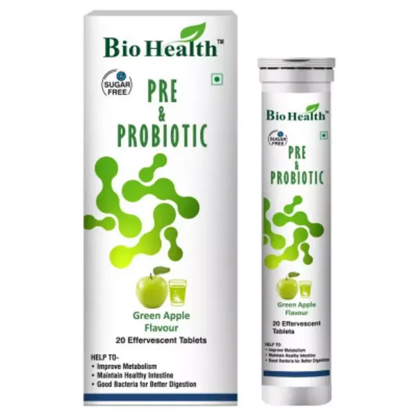 BIOHEALTH PRE &amp; PROBIOTIC 20TAB