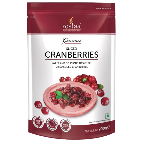 ROSTAA CRANBERRIES 200GM