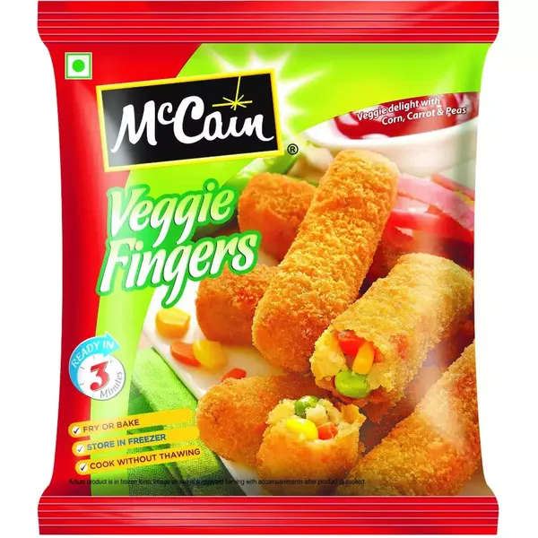 MCCAIN VEGGIE FINGERS 400GM