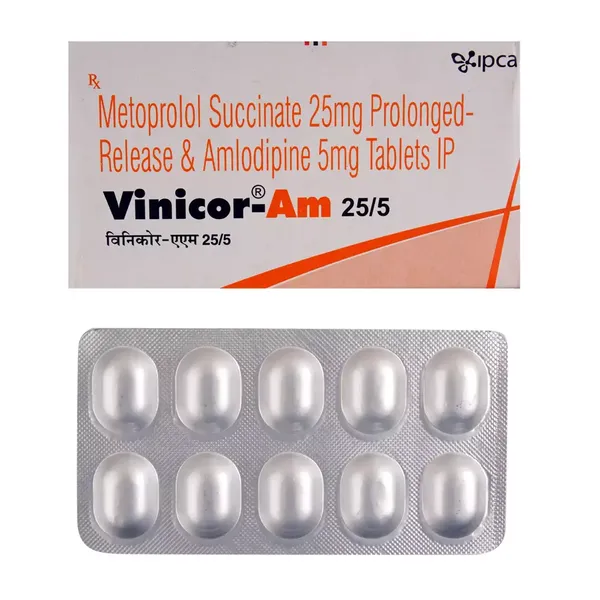 VINICOR-AM 25/5MG 10TAB