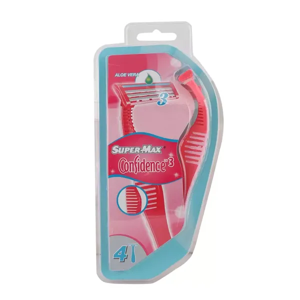 SUPERMAX RAZOR WOMEN CONFIDENCE 4PC