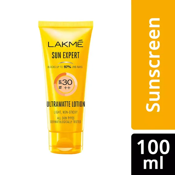LAKME B/LTN SUN SPF 30++ULTRA MATTE LOTION LIGHT&amp;NON STICKY 100ML