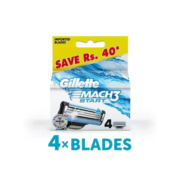 GILL SH/BLADE MACH3 START CART 4PC