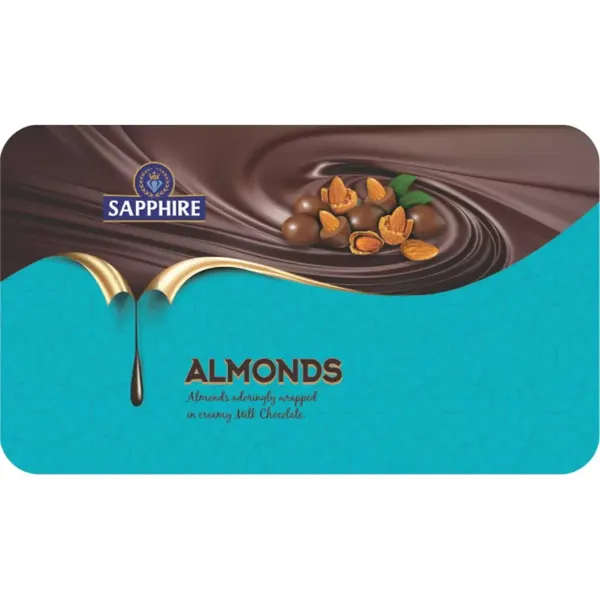 SAPPHIRE CHOC ALMONDS 175GM