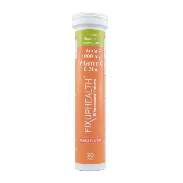 FIXUPHEALTH VIT C 1000MG &amp; ZINC 20TAB
