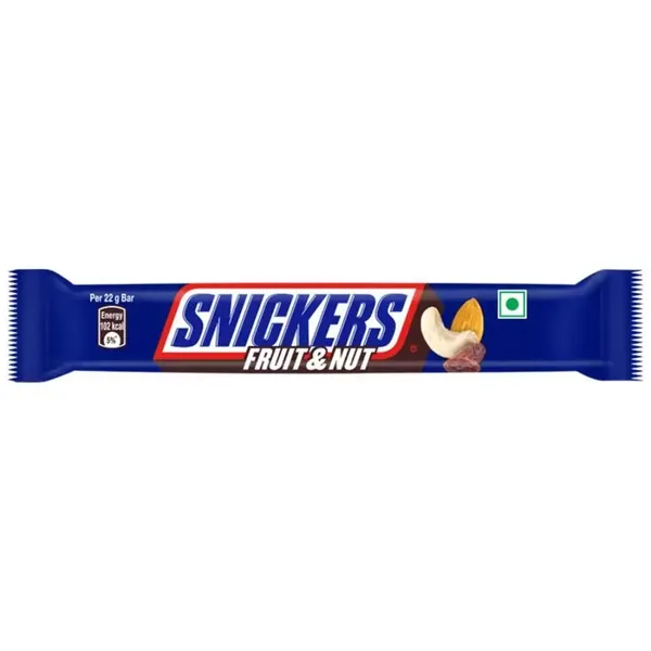 SNICKERS CHOC FRUIT &amp; NUT 22GM