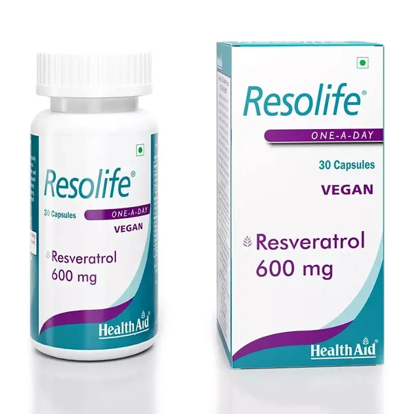 HEALTH AID RESOLIFE V RESERT 600MG 30CAP
